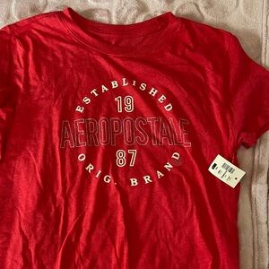 Aeropostale Bold Red Logo Tee